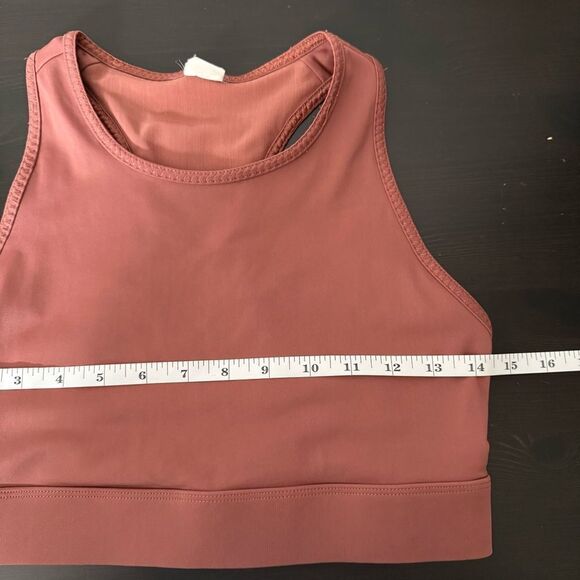 Fabletics Trinity High Impact Sports Bra Womens Size M Pink Athleisure Gym Yoga - Picture 7 of 8